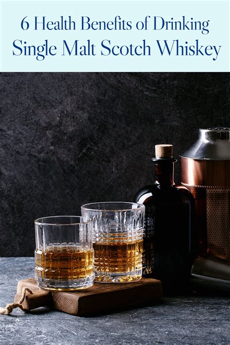 single malt whisky health benefits